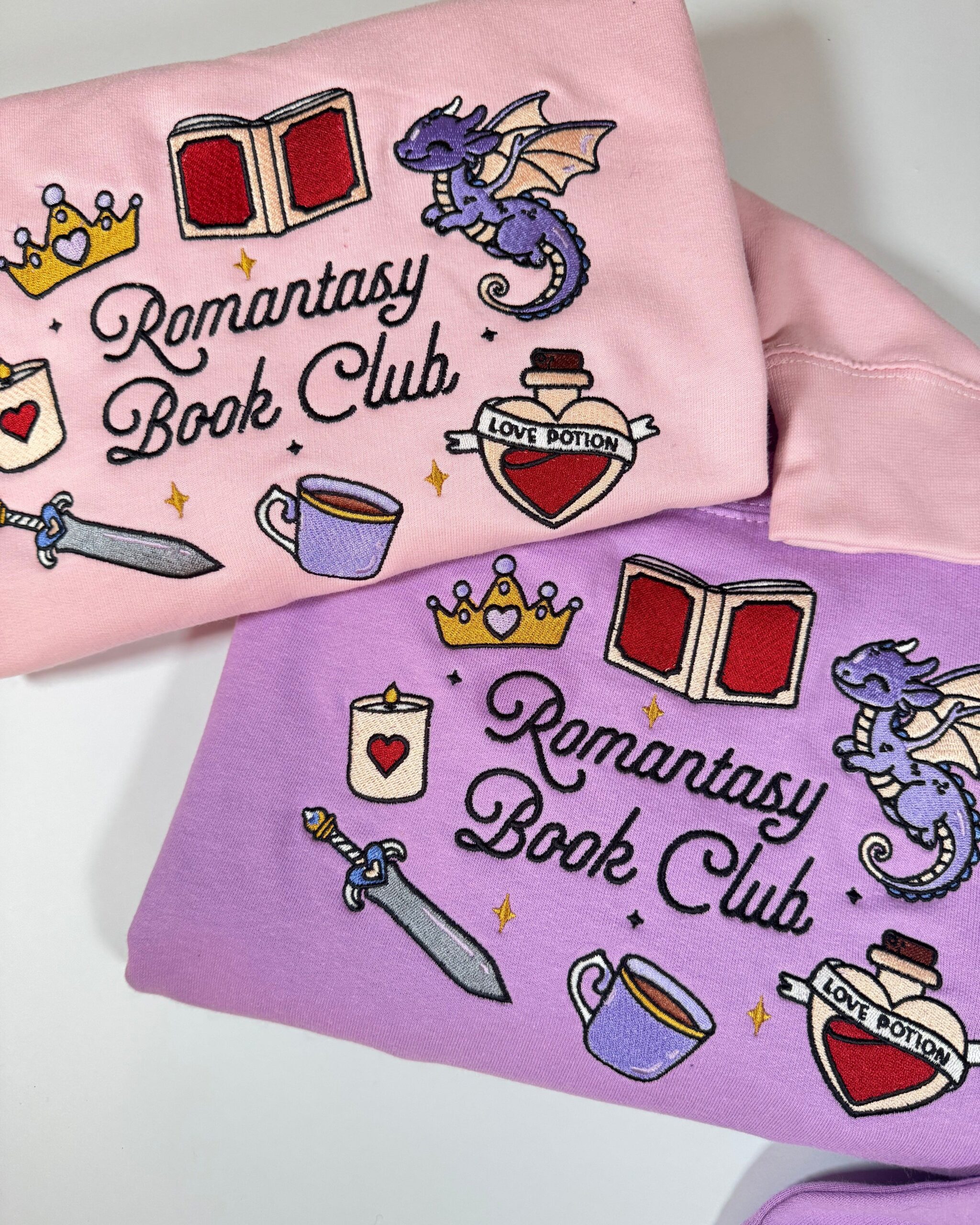 Romantasy Book Club Embroidered Sweatshirt Romantasy Book Club Embroidered Sweatshirt