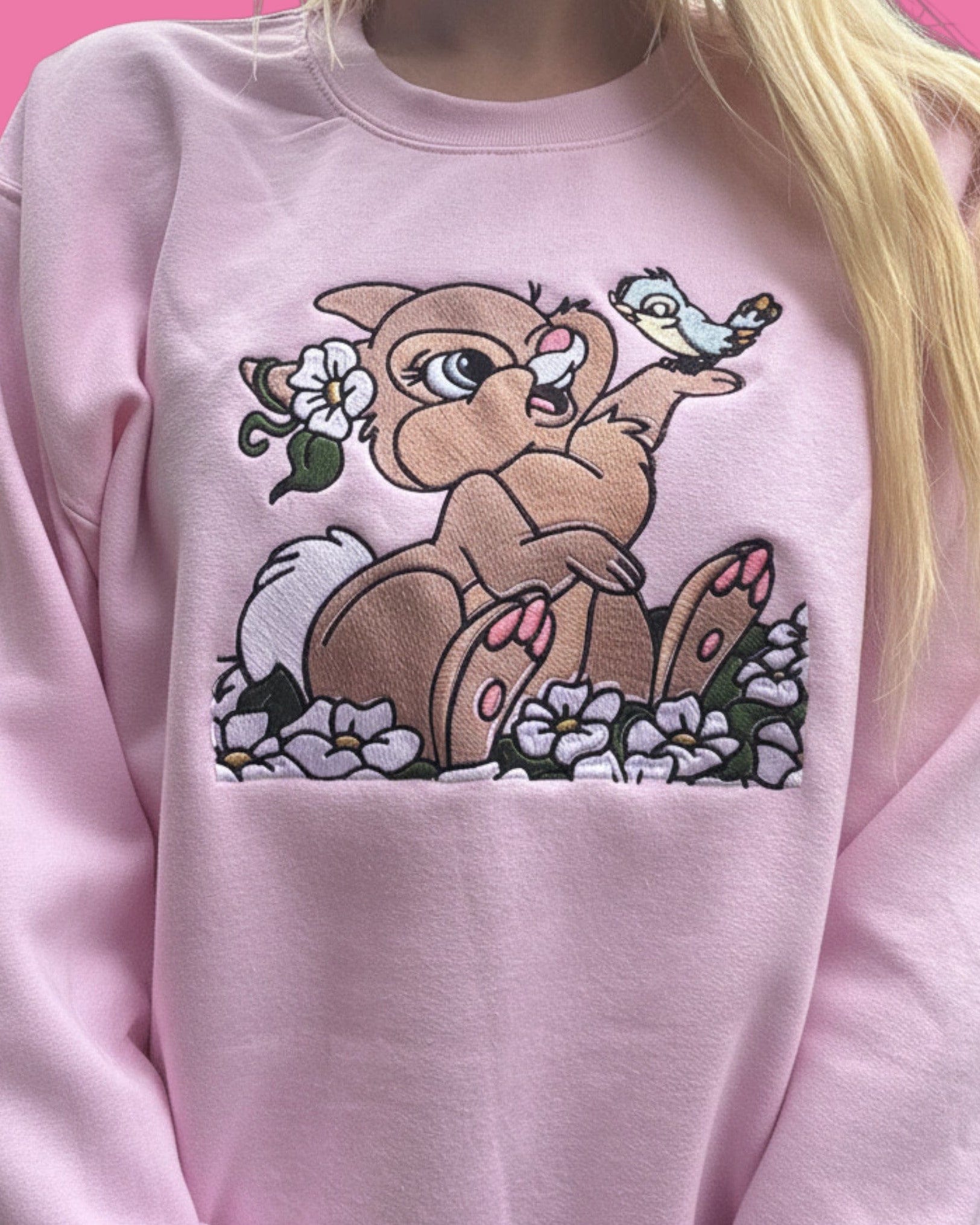 Spring Thumper Embroidered Sweatshirt Spring Thumper Embroidered Sweatshirt