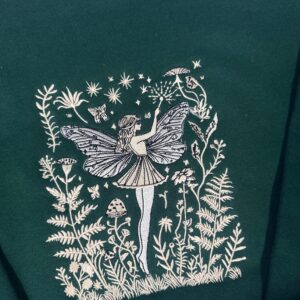 Gold Garden Fairy Embroidered Sweatshirt 3 IMG 9572 2.jpg