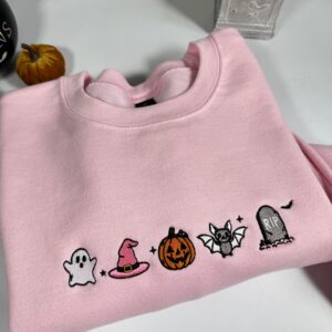 Cute Halloween Icons Embroidered Sweatshirt 3 v 4.jpg