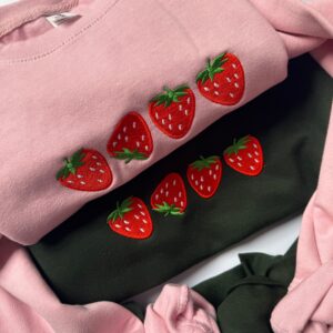 Super Straws Embroidered Sweatshirt