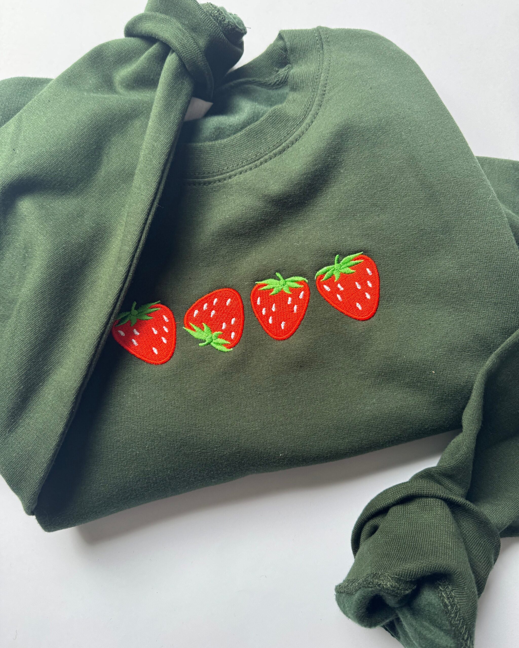 Super Straws Embroidered Sweatshirt Super Straws Embroidered Sweatshirt