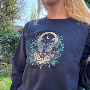 Celestial Moth Embroidered Sweatshirt 2 Celestial Moth Embroidered Sweatshirt 2.jpg