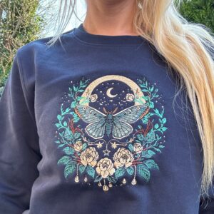 Celestial Moth Embroidered Sweatshirt 3 Celestial Moth Embroidered Sweatshirt 3.jpg