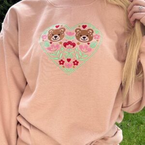 Love Bears Embroidered Sweatshirt