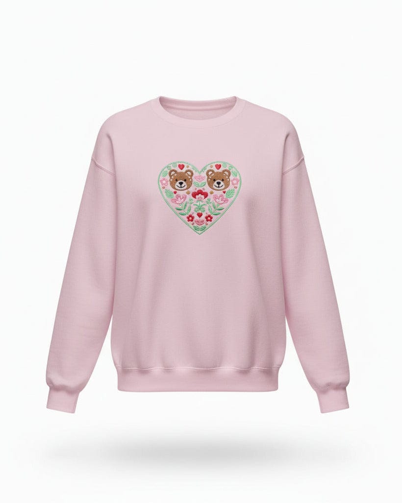 Love Bears Embroidered Sweatshirt Love Bears Embroidered Sweatshirt