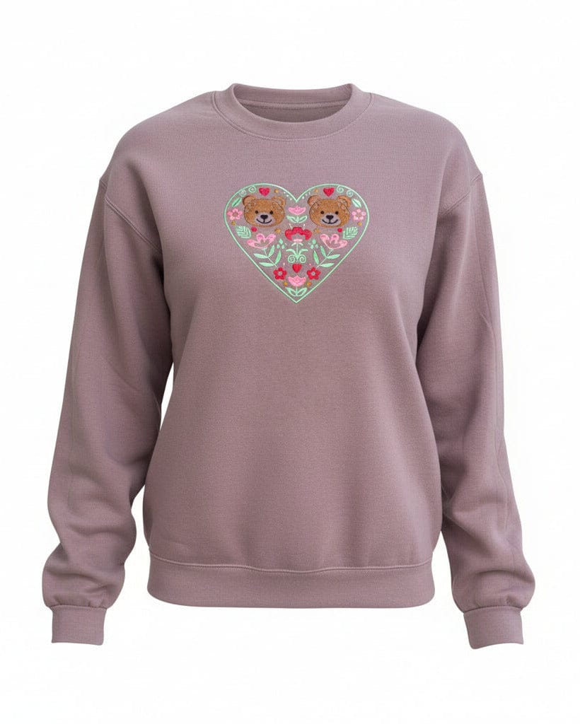 Love Bears Embroidered Sweatshirt Love Bears Embroidered Sweatshirt