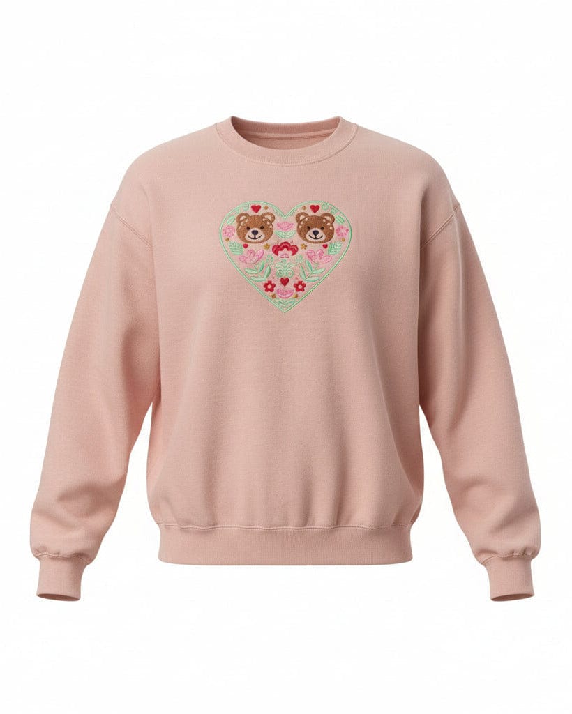 Love Bears Embroidered Sweatshirt Love Bears Embroidered Sweatshirt