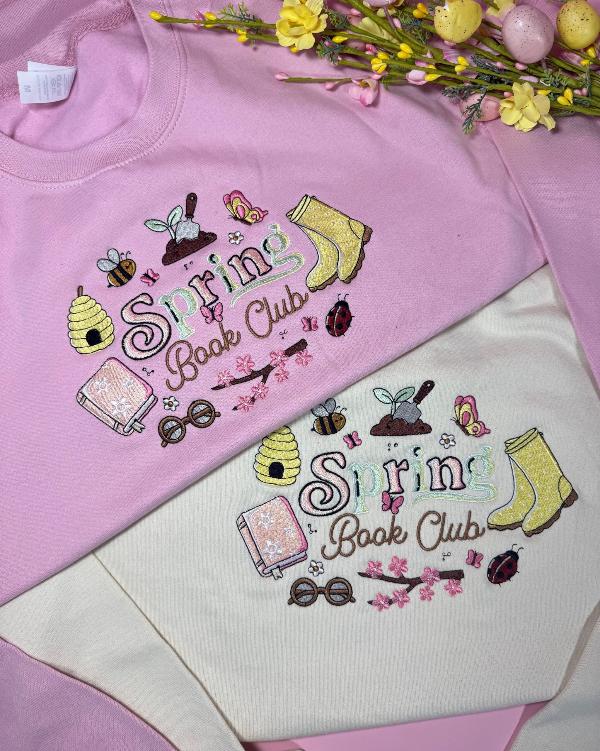 Spring Readers Club Embroidered Sweatshirt Spring Readers Club Embroidered Sweatshirt