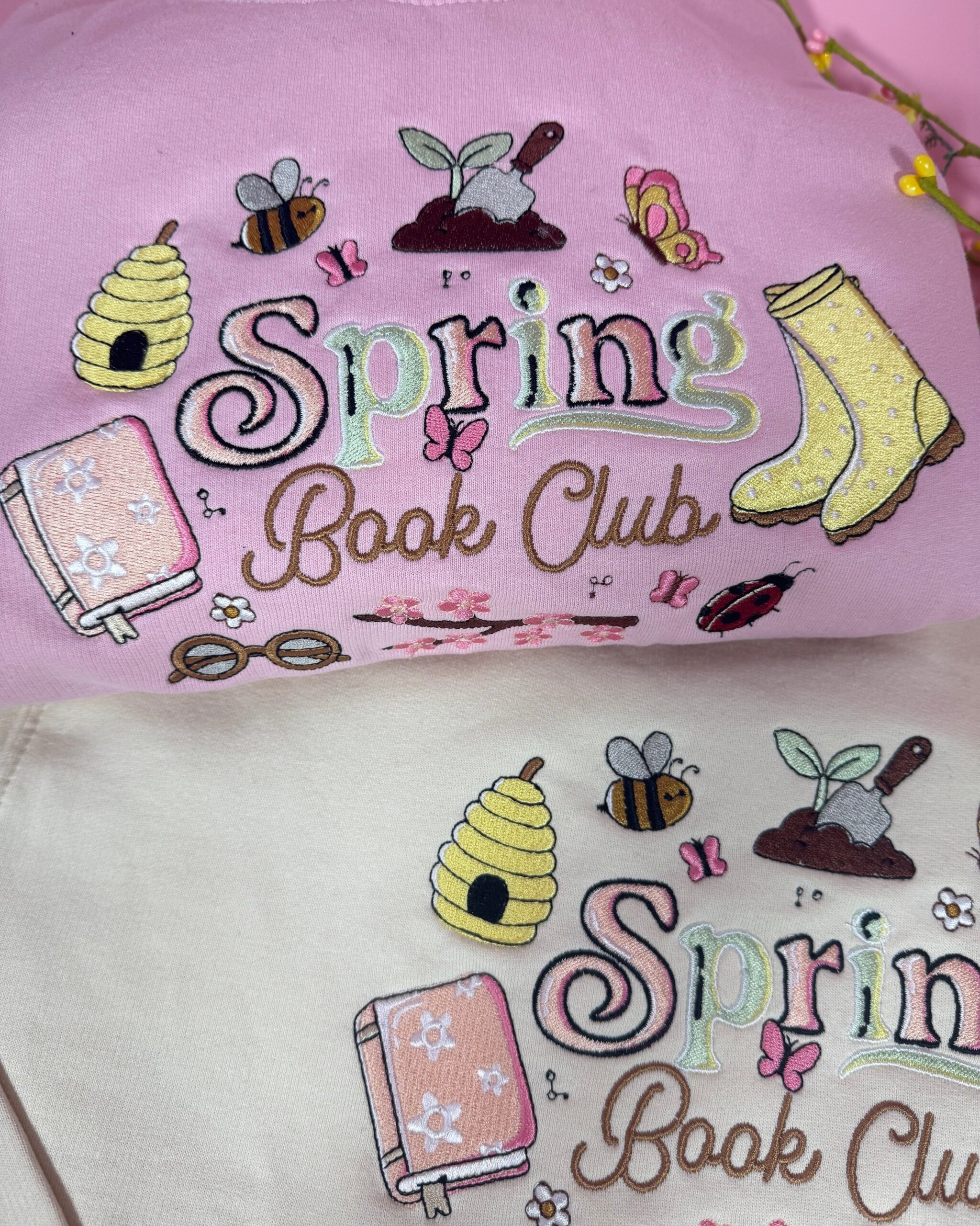 Spring Readers Club Embroidered Sweatshirt Spring Readers Club Embroidered Sweatshirt