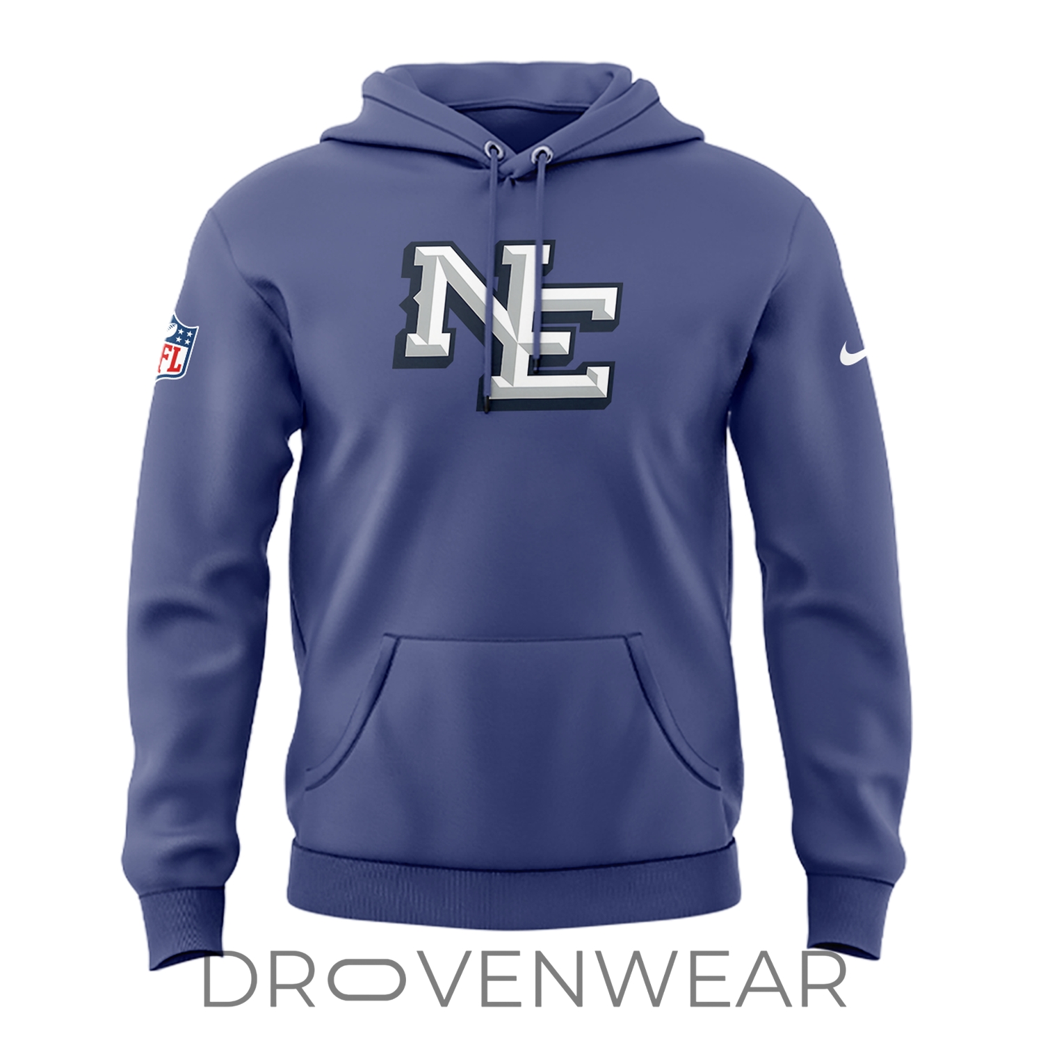 Exclusive Nike Storm Blue We Are All Patriots Graphic Hoodie Exclusive Nike Storm Blue We Are All Patriots Graphic Hoodie
