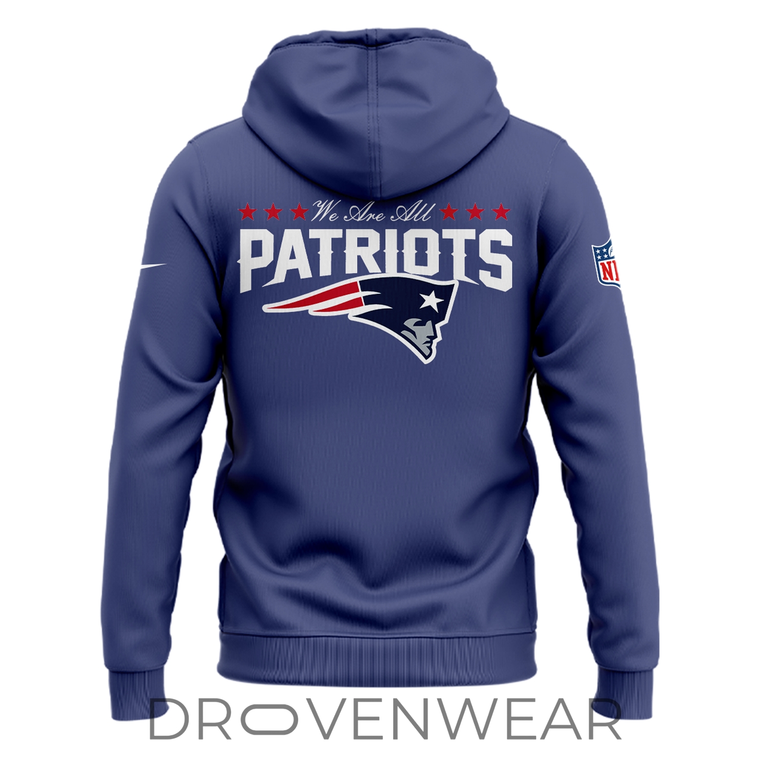 Exclusive Nike Storm Blue We Are All Patriots Graphic Hoodie Exclusive Nike Storm Blue We Are All Patriots Graphic Hoodie