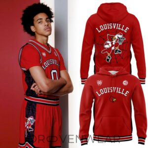 Special Red Louisville Cardinals Swingman Graphic Hoodie