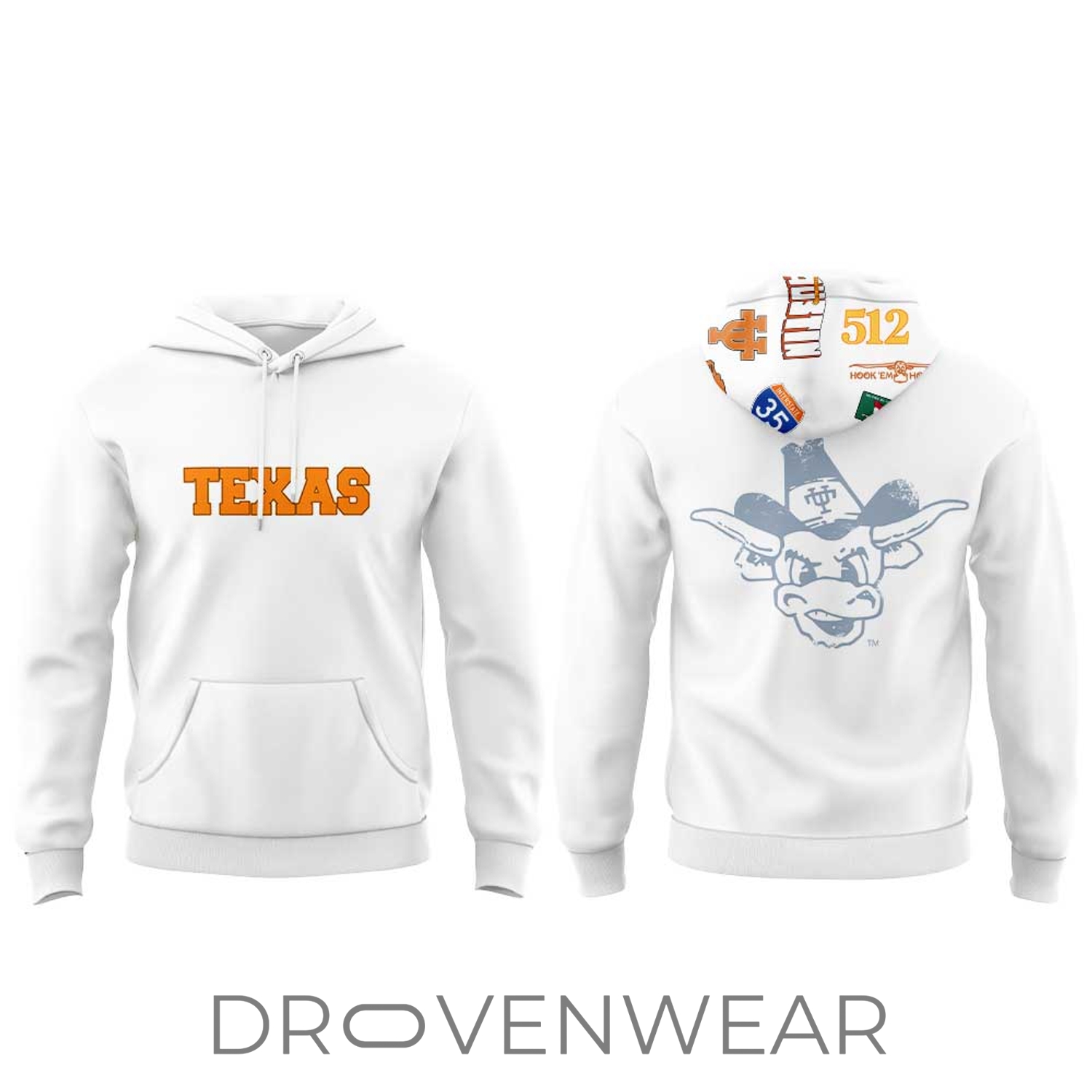 Texas Longhorns Limited Edition Custom Solo Fleece Hoodie Texas Longhorns Limited Edition Custom Solo Fleece Hoodie