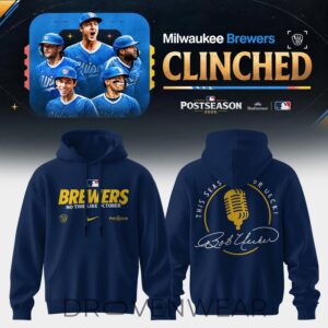 Milwaukee Brewers 2026 MLB Postseason Clinched Fan Hoodie