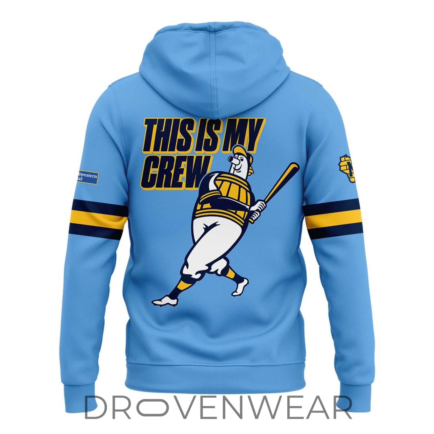 Milwaukee Brewers 2026 Powder Blue Official Fan Hoodie Milwaukee Brewers 2026 Powder Blue Official Fan Hoodie