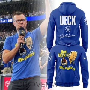 Limited Edition Milwaukee Brewers We Love You Forever Ueck Memorial Hoodie