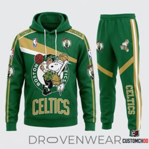 Snoopy NBA 30-Team Slam Dunk Edition Tracksuit Set – Hoodie & Jogger Pants
