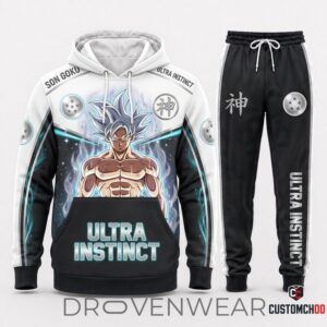 Son Goku Ultra Instinct Anime Tracksuit Set Hoodie Jogger Pants 2 1.jpg