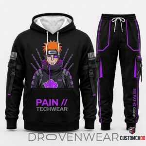 Pain Nagato Anime Graphic Tracksuit Set Hoodie Jogger Pants 2 1.jpg