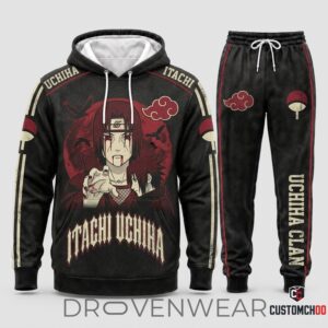 Itachi Uchiha Anime Graphic Tracksuit Set Hoodie Jogger Pants 4 1.jpg