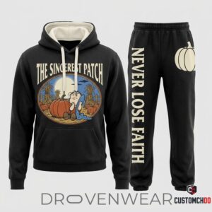 It’s The Great Pumpkin Charlie Brown Vintage Halloween Hoodie & Pants Set