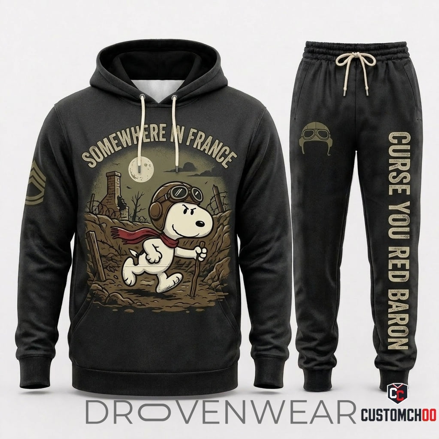 It’s The Great Pumpkin Charlie Brown Vintage Halloween Hoodie & Pants Set It’s The Great Pumpkin Charlie Brown Vintage Halloween Hoodie & Pants Set