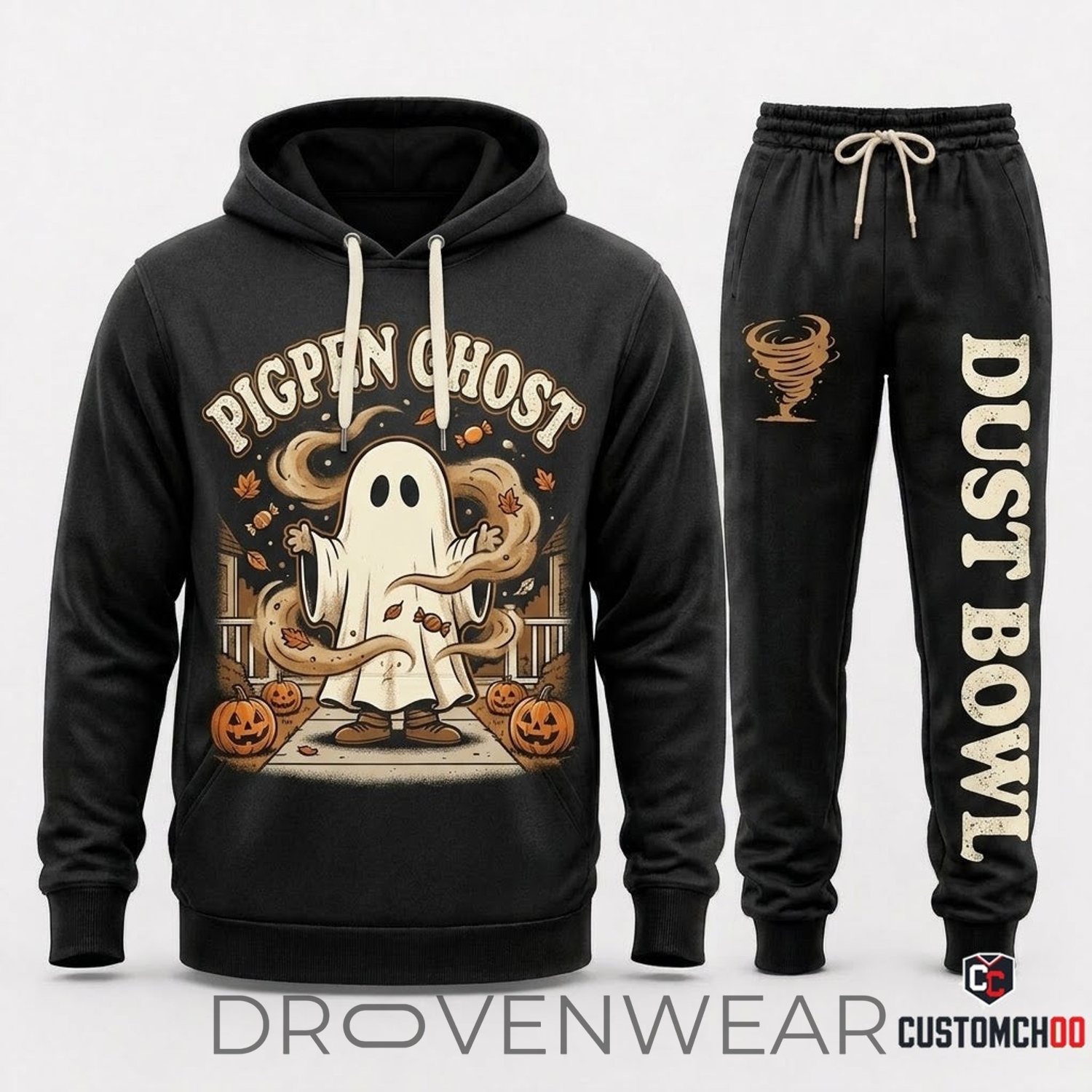 It’s The Great Pumpkin Charlie Brown Vintage Halloween Hoodie & Pants Set It’s The Great Pumpkin Charlie Brown Vintage Halloween Hoodie & Pants Set