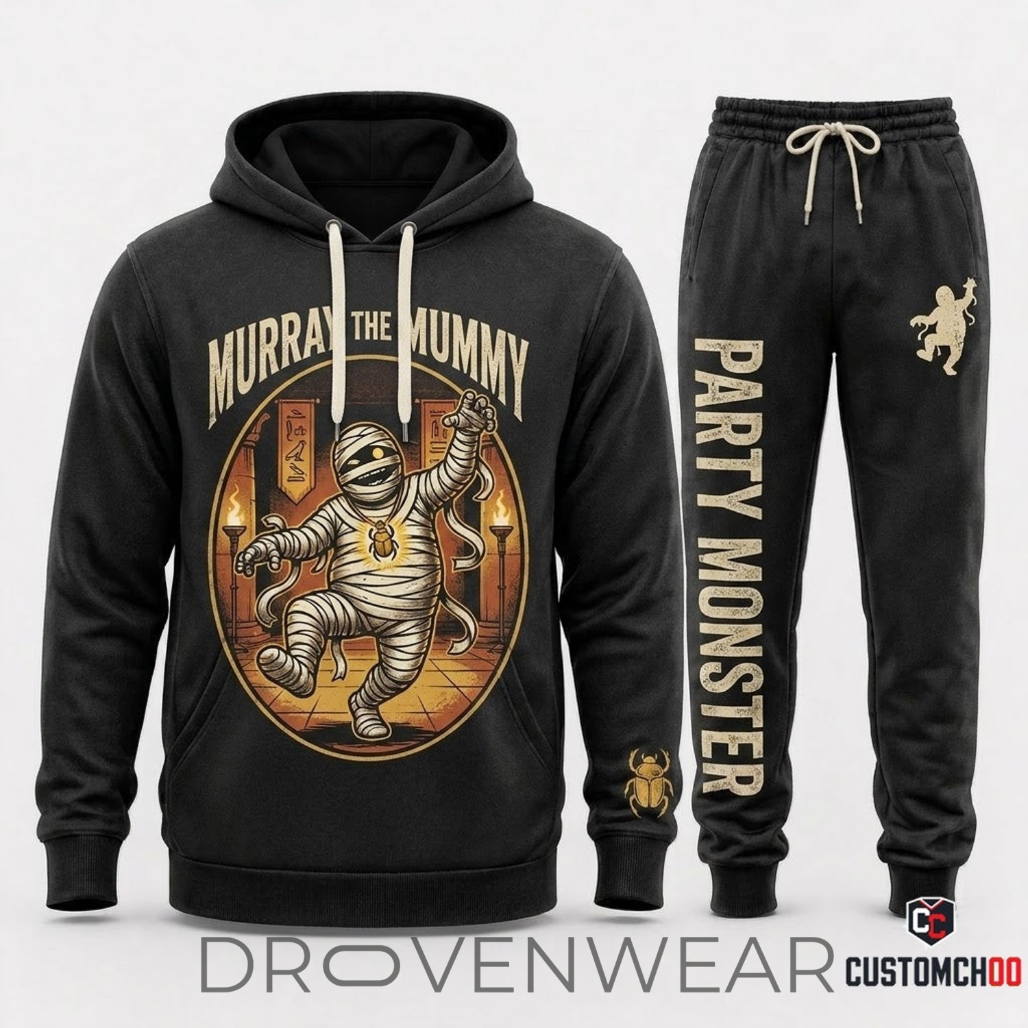Hotel Transylvania Spooky Monsters Vintage Cartoon Hoodie & Pants Set Hotel Transylvania Spooky Monsters Vintage Cartoon Hoodie & Pants Set