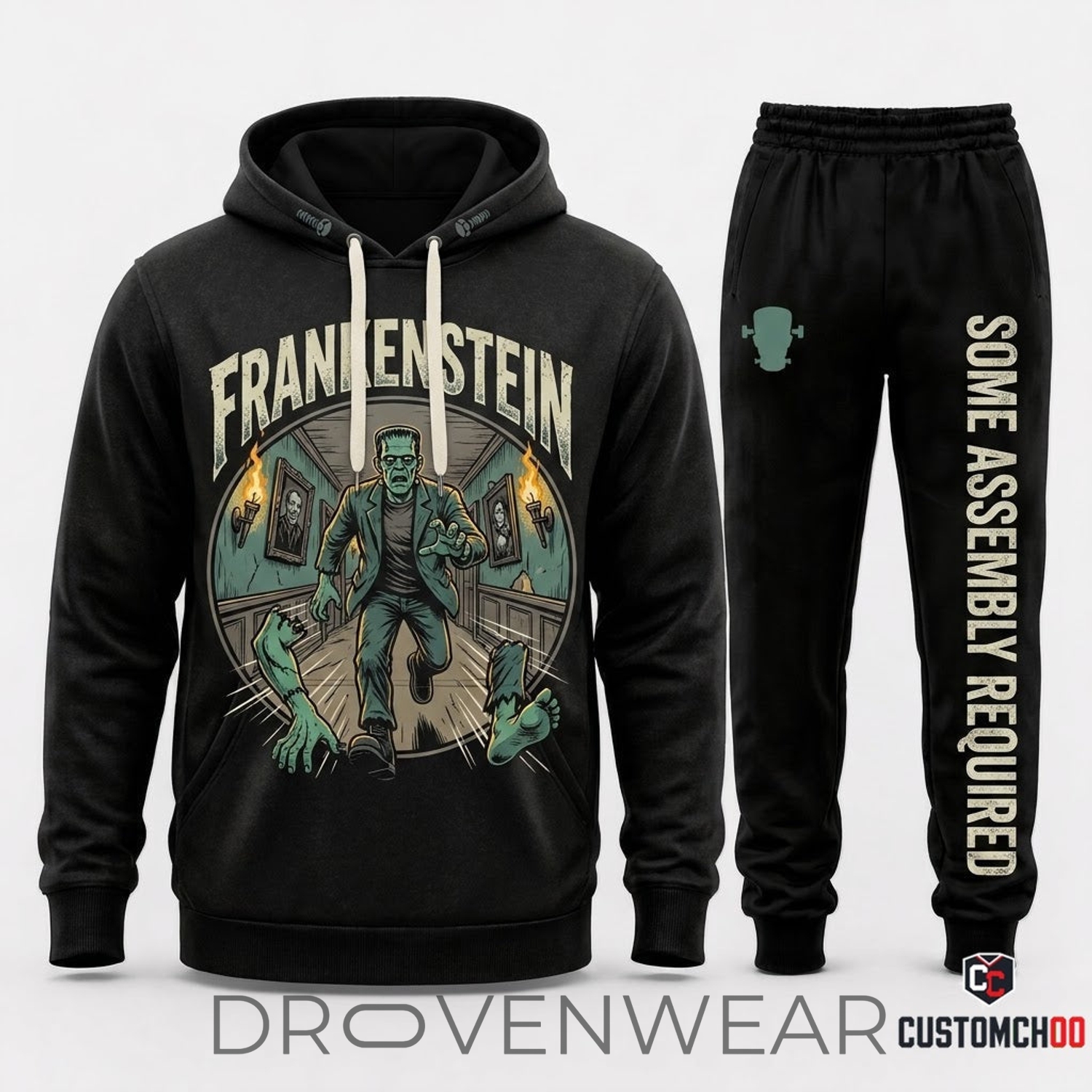 Hotel Transylvania Spooky Monsters Vintage Cartoon Hoodie & Pants Set Hotel Transylvania Spooky Monsters Vintage Cartoon Hoodie & Pants Set
