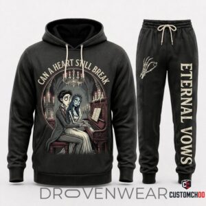Corpse Bride Gothic Cartoon Vintage Halloween Hoodie Pants Set 2 1.jpg