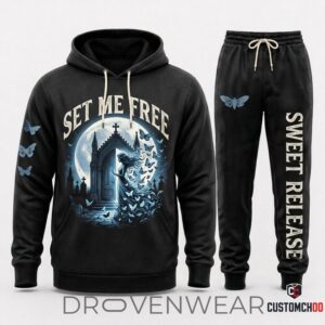 Corpse Bride Gothic Cartoon Vintage Halloween Hoodie Pants Set 5 1.jpg