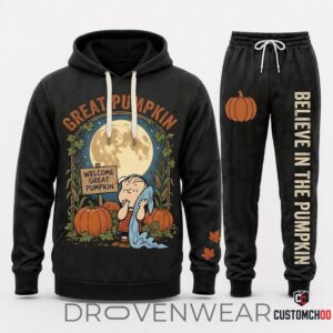 Snoopy Woodstock Halloween Squad Vintage Streetwear Hoodie Pants Set 4 1.jpg