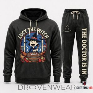 Snoopy Woodstock Halloween Squad Vintage Streetwear Hoodie Pants Set 5 1.jpg