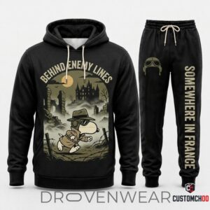 Snoopy Woodstock Halloween Squad Vintage Streetwear Hoodie Pants Set 7 1.jpg