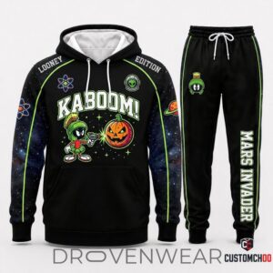Looney Tunes Spooky Halloween Graphic Tracksuit Hoodie Set 5 1.jpg