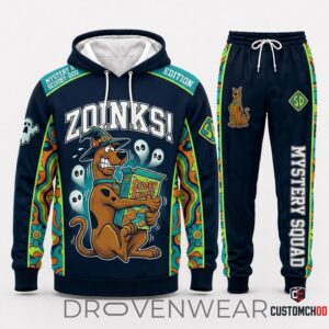Scooby-Doo & Spooky Cartoons Halloween Graphic Tracksuit Set
