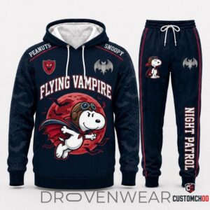 Peanuts Snoopy Halloween Graphic Tracksuit Hoodie Set