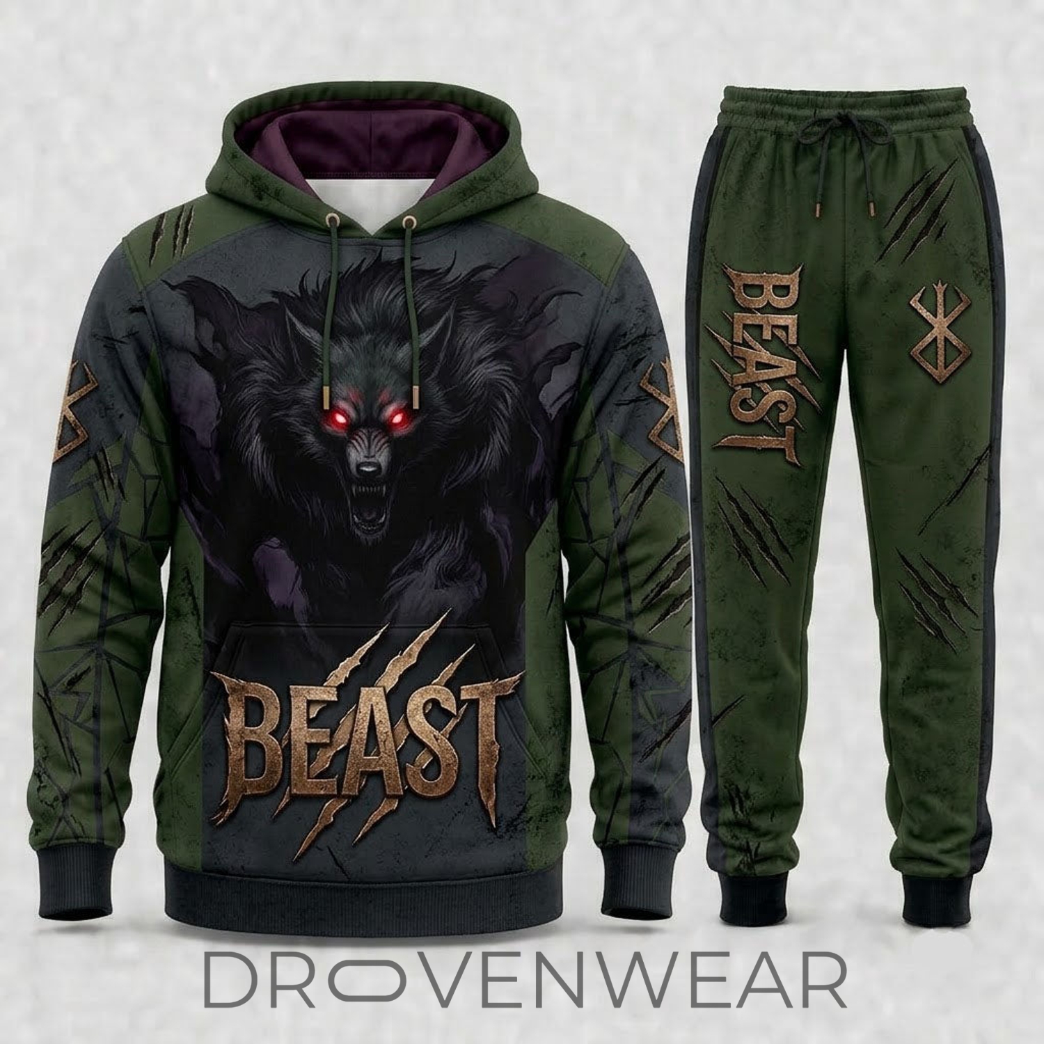 Limited Edition Black Swordsman Dark Fantasy Set – Hoodie & Sweatpants Outfit Limited Edition Black Swordsman Dark Fantasy Set – Hoodie & Sweatpants Outfit