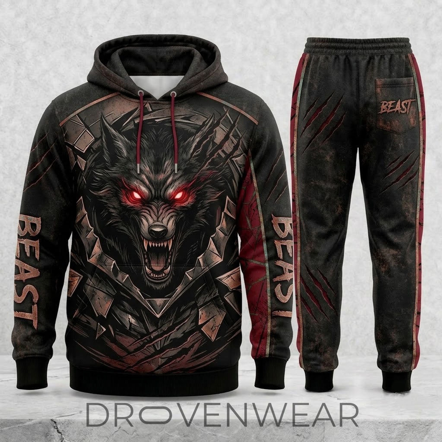 Limited Edition Black Swordsman Dark Fantasy Set – Hoodie & Sweatpants Outfit Limited Edition Black Swordsman Dark Fantasy Set – Hoodie & Sweatpants Outfit