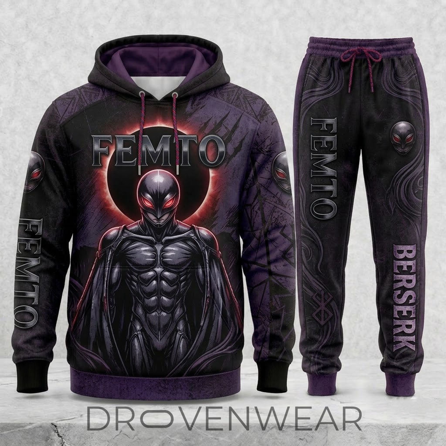Limited Edition Black Swordsman Dark Fantasy Set – Hoodie & Sweatpants Outfit Limited Edition Black Swordsman Dark Fantasy Set – Hoodie & Sweatpants Outfit