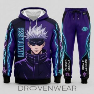 Limited Edition Cursed Academy Anime Fan Set – Hoodie & Sweatpants Outfit