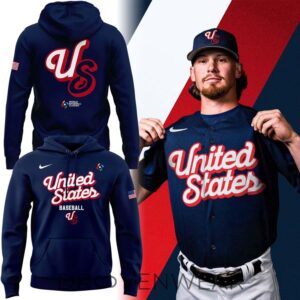 Special 2026 World Baseball Classic Team USA Official Uniform Hoodie
