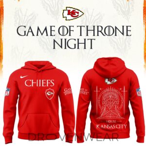Kansas City Football X Game Of Thrones Night Hoodie
