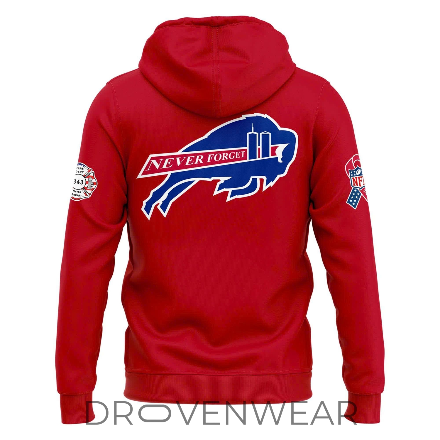 Unisex Red Buffalo Bills Football 9/11/01 Never Forget Special Hoodie Unisex Red Buffalo Bills Football 9/11/01 Never Forget Special Hoodie