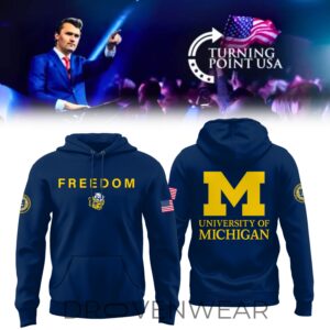 Limited Edition Michigan Wolverine Turning Point USA Hoodie 3.jpg