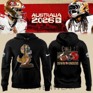 Unisex Nike Black San Francisco 49ers 2026 Melbourne Game Special Hoodie