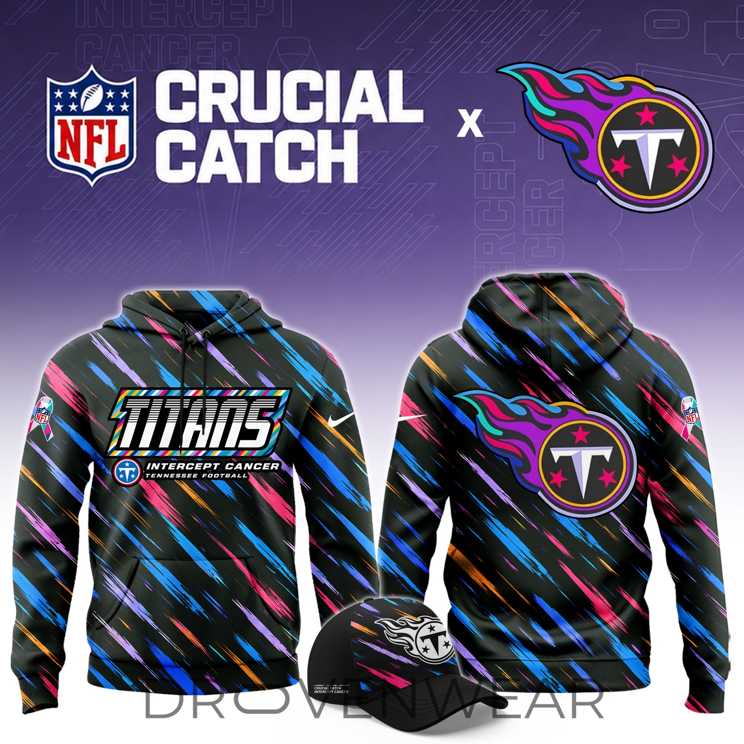 Tennessee Titans 2026 Crucial Catch Limited Hoodie Nn Tennessee Titans 2026 Crucial Catch Limited Hoodie Nn