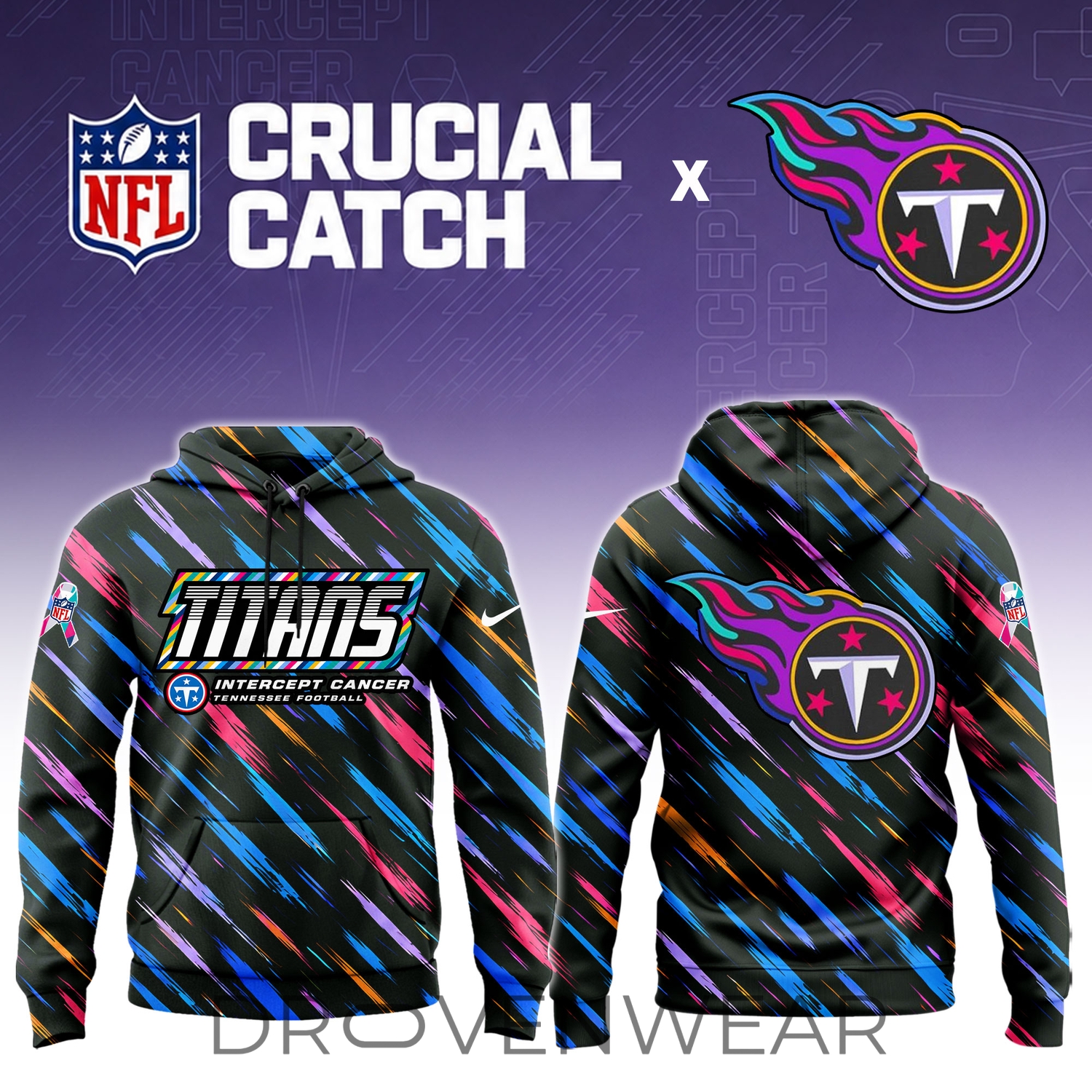 Tennessee Titans 2026 Crucial Catch Limited Hoodie Nn Tennessee Titans 2026 Crucial Catch Limited Hoodie Nn