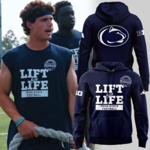 Penn State Football Lift For Life Hoodie Limited Edition